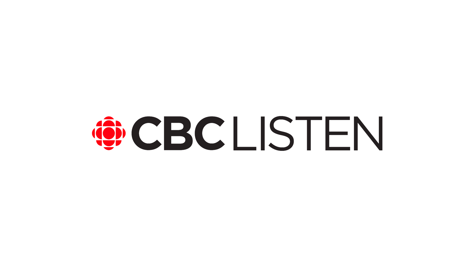 Black and white CBC Listen logo